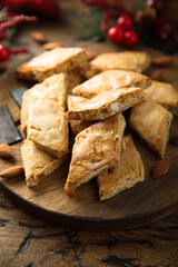 Wall Mural - Traditional homemade gingerbread cookies with almond