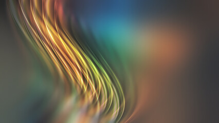 Poster - Abstract Blurred Rainbow Lines