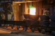© Елена Бионышева-Абра - The process of loading copper ore into a gas furnace.