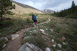 © spatesphoto - Backpacker on trail in the Collegiate Peaks Wilderness