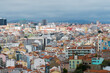 Lisboa, Portugal. April 9, 2022: Panoramic and urban landscape of neighborhoods in the city. 