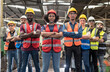 © Jack Tamrong - Group of Engineer workers team in industrial factory, Industrial engineering technician staffs  photo group,