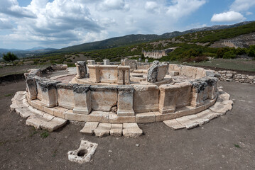 Wall Mural - The ancient city of Kibyra, located in Denizli Golhisar district, has survived to the present day with its architecture.