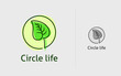 © 1unicversal1  - Modern leaf logo design template, organic leaves emblems, and Icon design.