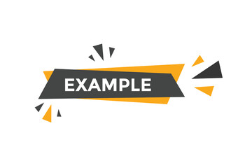 example colorful web banner. vector illustration. example sign icon.