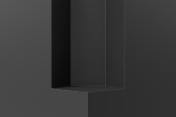 Wall Mural - 3d product display. 3d rendering.