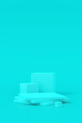Wall Mural - product display background. 3d display stand.