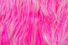 Pink Long Felt As Background Or Texture. Horizontal