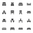 © alekseyvanin - Furniture vector icons set