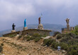 © Eric Lafforgue - Christian statues at the top of the mountain, North Lebanon Governorate, Hardine, Lebanon