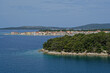 Ile de Cres dans la mer adriatique                                                                                                                                                        