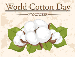 Poster - World Cotton Day Banner Template