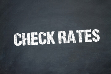 Poster - Check Rates