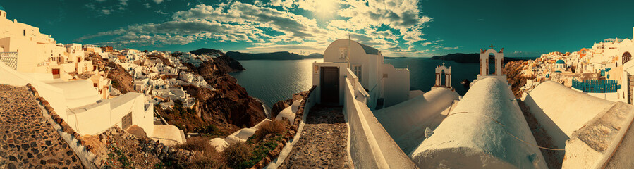 Wall Mural - Oia village on Santorini island Greece