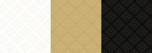 Pattern Seamless Chevron Abstract Wave Background Stripe Gold Luxury Color And Line. Geometric Line Vector. Christmas Background. Pattern Added To The Swatches Panel.