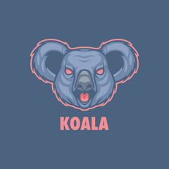 Wall Mural - KOALA MASCOT LOGO 