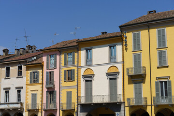 Wall Mural - Historic building in Piazza della Vittoria at Lodi