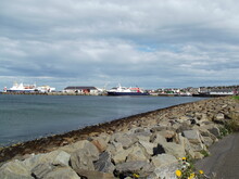View Of Kirkwall Harbour, Orkney Mainland, Orkney Islands, Scotland, United Kingdom