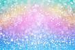 Glam rainbow glitter spark birthday unicorn mermaid party background summer sea water glittery invite