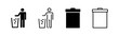 © avaicon - Trash icon vector. trash can icon. delete sign and symbol.