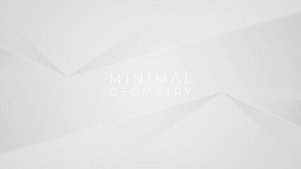 white and gray premium abstract background. gradient geometry elements. minimalist silver abstract b