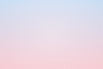 Sticker - Pink blue pop art background with halftone dots in retro comic style. Vector illustration.