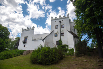 National cultural monument Strazky castle in town Spisska Bela. 