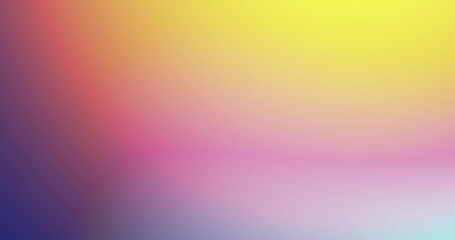Wall Mural - gradient multicolor background in loop. backdrop with different bright colors moving smoothly in loo