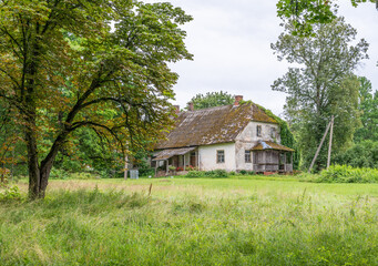 Wall Mural - traditional barn in estonia, europe