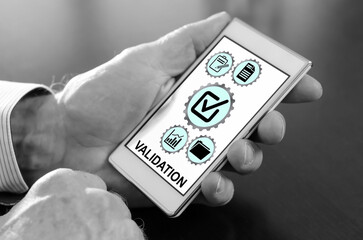 Poster - Validation concept on a smartphone