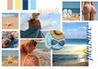 © New Africa - Inspiring mood board. Collage with beautiful and aesthetic photos