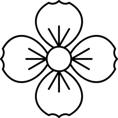 Poster - Flower Vector Icon