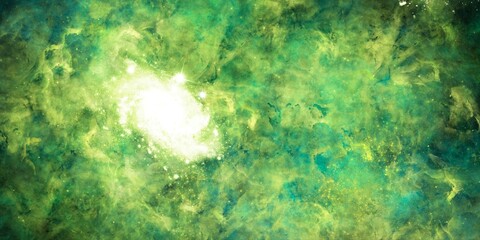 Wall Mural - Space background with realistic nebula and shining stars. Abstract scientific background with nebulae and stars in space. Nebula night starry sky in rainbow colors. Multicolor outer space.