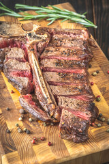 Wall Mural - Grilled T-bone steak