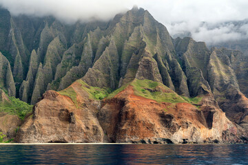 Na Pali coast in Kauai, Hawaii