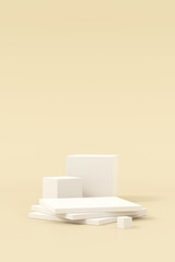 Wall Mural - product display background. 3d display stand.