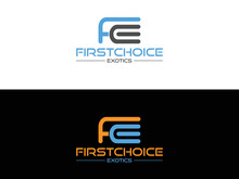  Initial Letter Logo Cf, Fc, F Inside C Hexagon Logo Abstract Colour White Black Background.eps