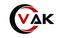 VAK Swoosh Three Letter Logo Design Vector Template | Monogram Logo | Abstract Logo | Wordmark Logo | Letter Mark Logo | Business Logo | Brand Logo | Flat Logo | Minimalist Logo | Text | Word | Symbol