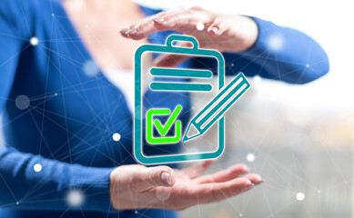 Wall Mural - Concept of document validation