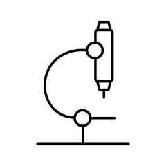 Poster - Microscope medical scientific symbol icon