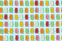 Pattern Of Gummy Colored Bears