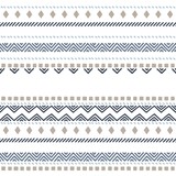 Fototapeta Boho - Ethnic vector seamless pattern. Tribal geometric background, boho motif, maya, aztec ornament illustration. mexican textile print texture