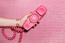The Old Pink Telephone