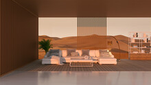 Livingroom In The Desert