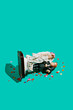 © Juan Moyano/Stocksy - wedding cake topper on the floor
