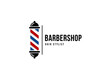 Barbershop Logo Vector Design. Logo for barbershop, cut and shave, Hair Stylist. 