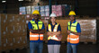 © Me studio - Warehouse and warehouse staff Work in the warehouse, analyze new arrivals, inventory plans, and organize employees to allocate to the market.