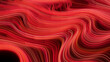 © RocknRoller Studios - Wavy Swoosh Background with Red, Orange and White Stripes. 3D Render.