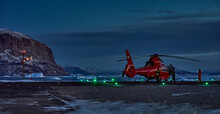 Greenland In Winter - Helicopter Air Transport For Arctic Tourism