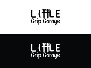 Wall Mural -  little grip garage logo design minimal style illustration.eps